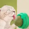 The Catnip Cat Wall Stick-on Ball Toy Scratchers Treats Healthy Natural Removes Balls to Promote Digestion Cat Grass Snack