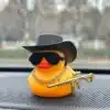 1pc Cute & Cool Duck Shaped Car Interior Decorative Accessory