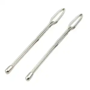 Threader Tool 2pcs Metal Hoodie String Puller Threading Tool Easy Drawstring Threader Replacement Set Sewing Accessories